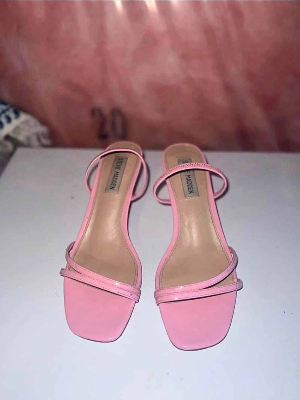 Steve Madden Pink Strappy Heels